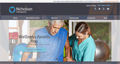 Desktop Screenshot of nicholsonchiro.com